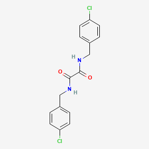 molecular formula C16H14Cl2N2O2 B2375731 N,N'-bis[(4-chlorophenyl)methyl]oxamide CAS No. 65194-52-7