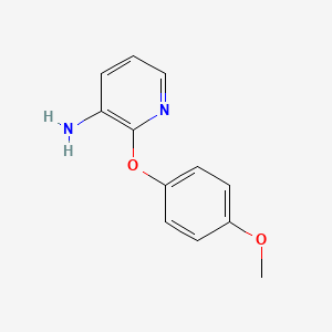 molecular formula C12H12N2O2 B2375739 2-(4-Methoxyphenoxy)pyridin-3-amine CAS No. 170440-07-0