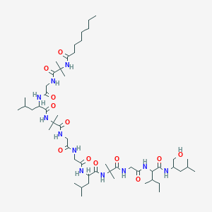 molecular formula C52H95N11O12 B237579 Trichogin A IV CAS No. 138531-93-8