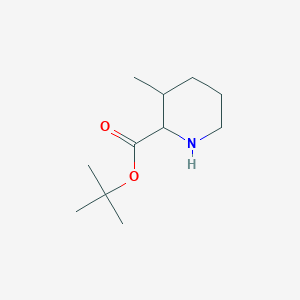 molecular formula C11H21NO2 B2375819 Tert-butyl 3-methylpiperidine-2-carboxylate CAS No. 1703741-90-5