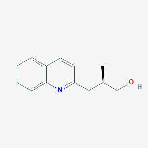 molecular formula C13H15NO B2375837 (2R)-2-Methyl-3-quinolin-2-ylpropan-1-ol CAS No. 2248199-90-6