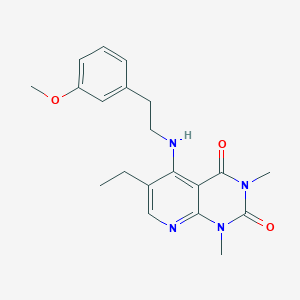 B2375848 6-ethyl-5-((3-methoxyphenethyl)amino)-1,3-dimethylpyrido[2,3-d]pyrimidine-2,4(1H,3H)-dione CAS No. 941883-81-4