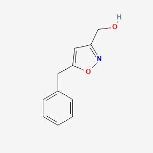 molecular formula C11H11NO2 B2375877 (5-苄基-1,2-噁唑-3-基)甲醇 CAS No. 1823339-64-5