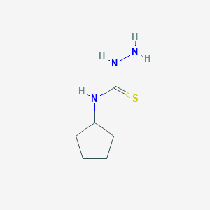 molecular formula C6H13N3S B2375896 3-氨基-1-环戊基硫脲 CAS No. 122813-74-5