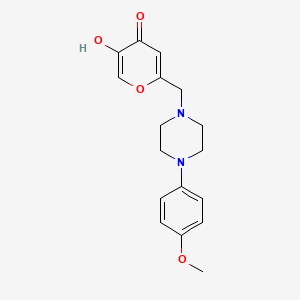 B2375940 5-hydroxy-2-{[4-(4-methoxyphenyl)piperazin-1-yl]methyl}-4H-pyran-4-one CAS No. 1190269-59-0