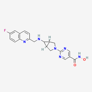 molecular formula C20H19FN6O2 B2375963 Hdac inhibitor CHR-3996 CAS No. 1256448-47-1