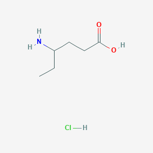 molecular formula C6H14ClNO2 B2376002 4-Aminohexanoic acid hydrochloride CAS No. 5415-99-6; 62000-71-9