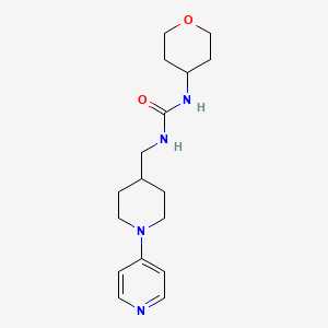 1-((1-(pyridin-4-yl)piperidin-4-yl)methyl)-3-(tetrahydro-2H-pyran-4-yl)urea