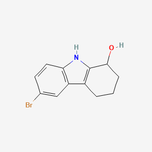molecular formula C12H12BrNO B2376027 6-溴-2,3,4,9-四氢-1H-咔唑-1-醇 CAS No. 309741-11-5