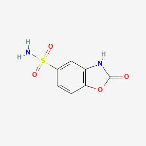 molecular formula C7H6N2O4S B2376062 2-Oxo-2,3-dihydrobenzo[d]oxazole-5-sulfonamide CAS No. 31591-39-6