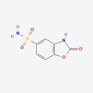 molecular formula C7H6N2O4S B2376062 2-氧代-2,3-二氢苯并[d]噁唑-5-磺酰胺 CAS No. 31591-39-6