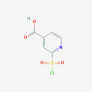 2-(Chlorosulfonyl)pyridine-4-carboxylic acid
