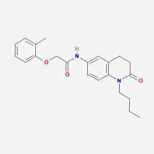 N-(1-butyl-2-oxo-1,2,3,4-tetrahydroquinolin-6-yl)-2-(o-tolyloxy)acetamide