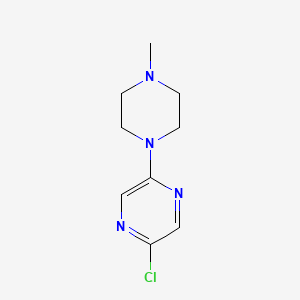 molecular formula C9H13ClN4 B2376127 2-Chloro-5-(4-methylpiperazin-1-YL)pyrazine CAS No. 224189-22-4