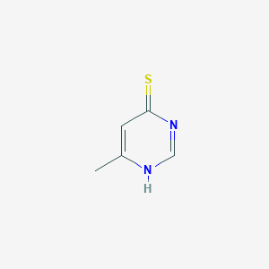 molecular formula C5H6N2S B2376143 6-甲基嘧啶-4-硫醇 CAS No. 51793-97-6