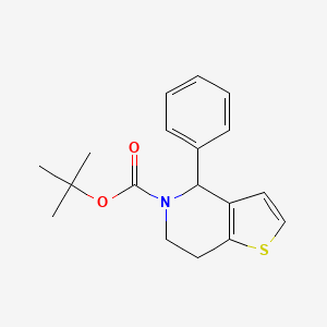 tert-butyl 4-phenyl-6,7-dihydro-4H-thieno[3,2-c]pyridine-5-carboxylate
