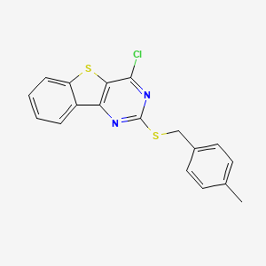 4-Chloro-2-[(4-methylbenzyl)sulfanyl][1]benzothieno[3,2-d]pyrimidine