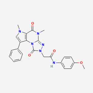 N-butyl-4-(3-{2-[{[(2-methoxyphenyl)amino]carbonyl}(methyl)amino]ethyl}-1,2,4-oxadiazol-5-yl)benzamide