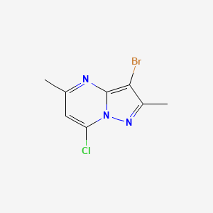 3-Bromo-7-chloro-2,5-dimethylpyrazolo[1,5-a]pyrimidine