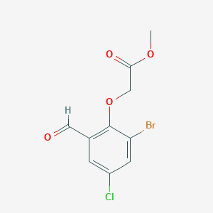 Methyl (2-bromo-4-chloro-6-formylphenoxy)acetate