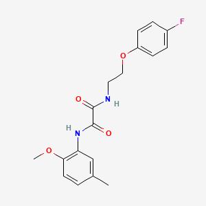 N1-(2-(4-fluorophenoxy)ethyl)-N2-(2-methoxy-5-methylphenyl)oxalamide