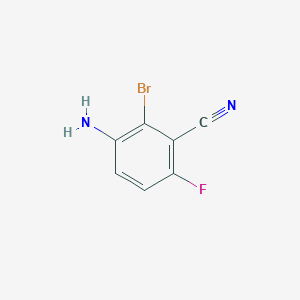 2-Bromo-3-amino-6-fluorobenzonitrile