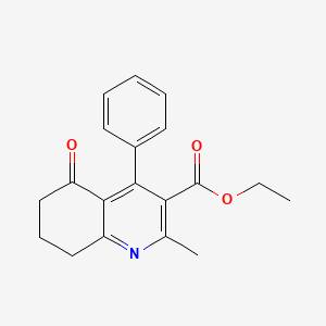 Ethyl 2-methyl-5-oxo-4-phenyl-5,6,7,8-tetrahydro-3-quinolinecarboxylate