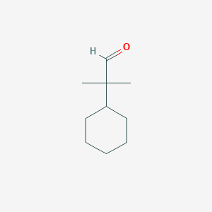 2-Cyclohexyl-2-methylpropanal