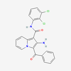 2-amino-3-benzoyl-N-(2,3-dichlorophenyl)indolizine-1-carboxamide