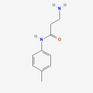 molecular formula C10H14N2O B2376250 3-amino-N-(4-methylphenyl)propanamide CAS No. 515131-50-7