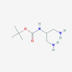molecular formula C8H19N3O2 B2376263 叔丁基 N-(1,3-二氨基丙烷-2-基)氨基甲酸酯 CAS No. 213475-74-2