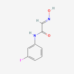 (2E)-2-(hydroxyimino)-N-(3-iodophenyl)ethanamide