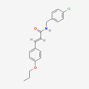 N-(4-chlorobenzyl)-3-(4-propoxyphenyl)acrylamide