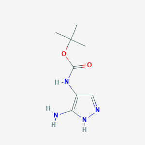 t-Butyl (3-amino-1H-pyrazol-4-yl)carbamate