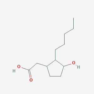 2-(3-Hydroxy-2-pentylcyclopentyl)acetic acid