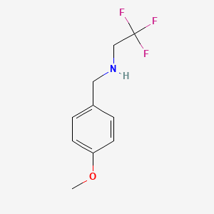 [(4-Methoxyphenyl)methyl](2,2,2-trifluoroethyl)amine