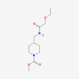 Methyl 4-((2-ethoxyacetamido)methyl)piperidine-1-carboxylate