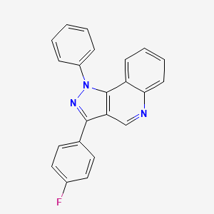 3-(4-fluorophenyl)-1-phenyl-1H-pyrazolo[4,3-c]quinoline