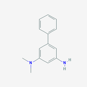 3-N,3-N-dimethyl-5-phenylbenzene-1,3-diamine