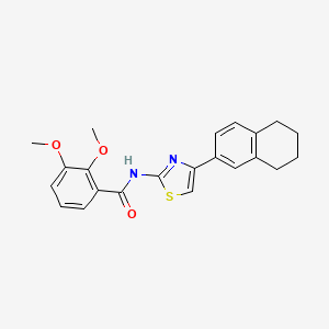 2,3-dimethoxy-N-[4-(5,6,7,8-tetrahydronaphthalen-2-yl)-1,3-thiazol-2-yl]benzamide