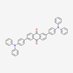 molecular formula C50H34N2O2 B2376429 2,6-Bis[4-(diphenylamino)phenyl]-9,10-anthraquinone CAS No. 1640978-33-1