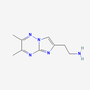 2-(2,3-Dimethylimidazo[1,2-b][1,2,4]triazin-6-yl)ethanamine
