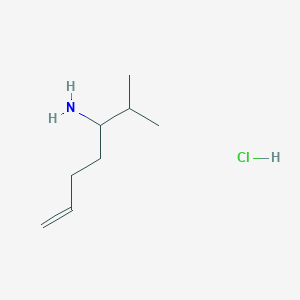 2-Methylhept-6-en-3-amine hydrochloride