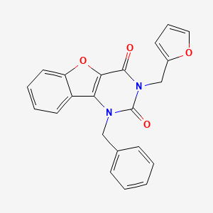 1-Benzyl-3-(furan-2-ylmethyl)-[1]benzofuro[3,2-d]pyrimidine-2,4-dione