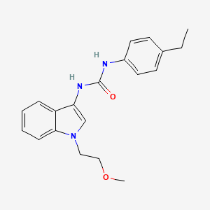 1-(4-ethylphenyl)-3-(1-(2-methoxyethyl)-1H-indol-3-yl)urea