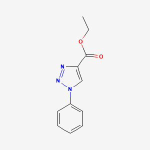 molecular formula C11H11N3O2 B2376512 Ethyl 1-phenyl-1H-1,2,3-triazole-4-carboxylate CAS No. 4915-97-3