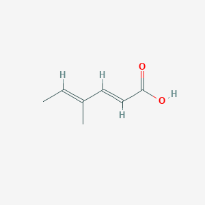 molecular formula C7H10O2 B2376531 4-Methylhexa-2,4-dienoic acid CAS No. 26526-09-0; 69804-82-6