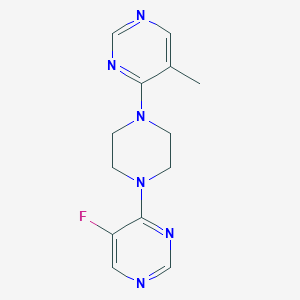 4-[4-(5-Fluoropyrimidin-4-yl)piperazin-1-yl]-5-methylpyrimidine