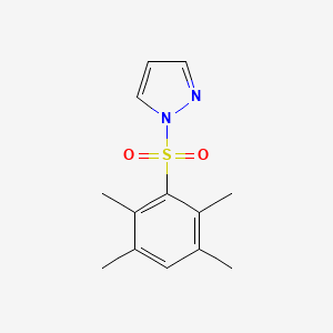 1-(2,3,5,6-tetramethylbenzenesulfonyl)-1H-pyrazole