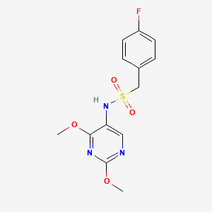 N-(2,4-dimethoxypyrimidin-5-yl)-1-(4-fluorophenyl)methanesulfonamide